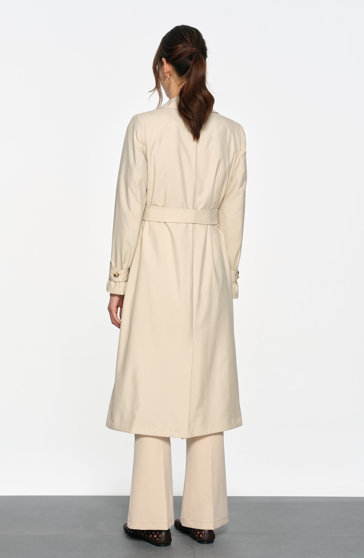 Rüzgarlıklı Trençkot Taş