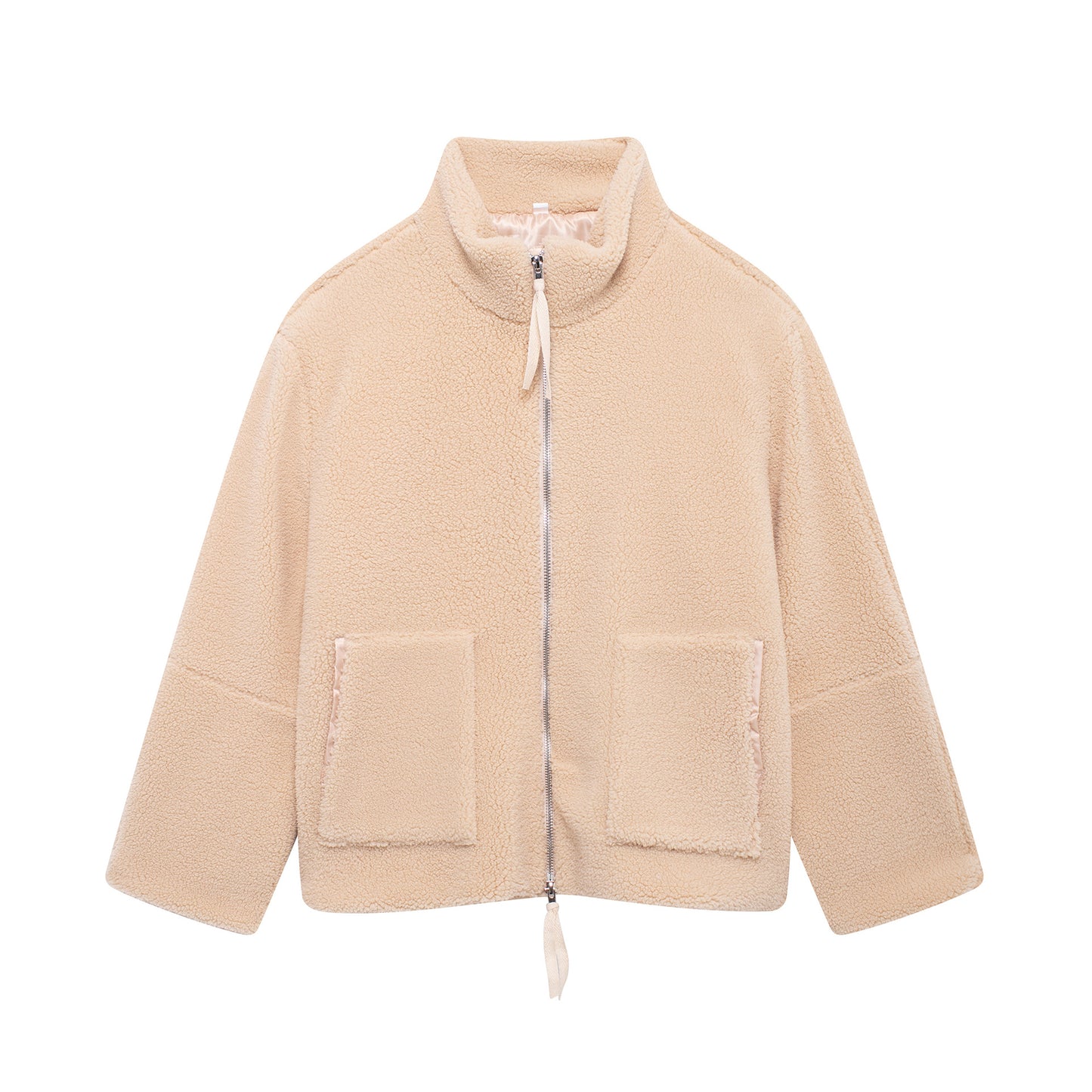 Teddy Dokulu Oversize Polar Ceket