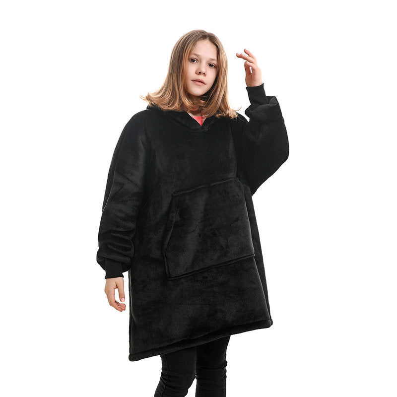 Kapüşonlu Battaniye Hoodie Genç Çocuk