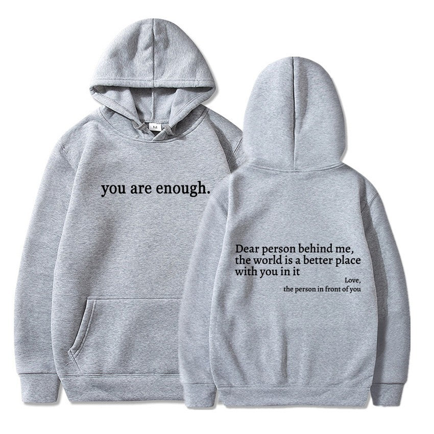 “You Are Enough” Unisex Sweatshirt