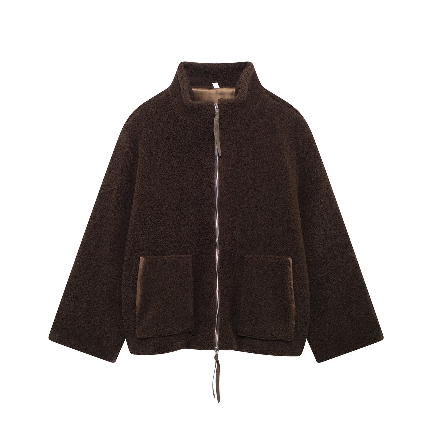 Teddy Dokulu Oversize Polar Ceket