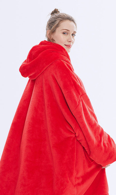 Kapüşonlu Battaniye Hoodie Yetişkin