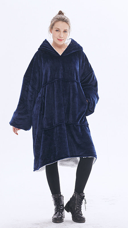 Kapüşonlu Battaniye Hoodie Yetişkin