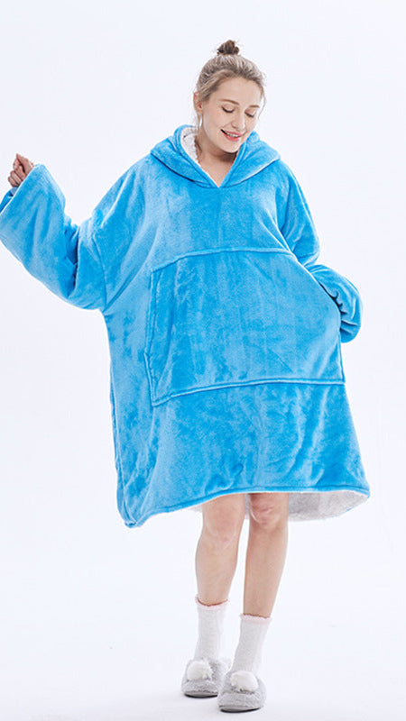 Kapüşonlu Battaniye Hoodie Yetişkin