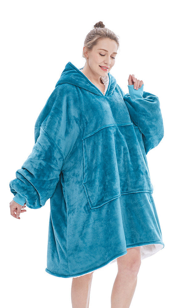 Kapüşonlu Battaniye Hoodie Yetişkin