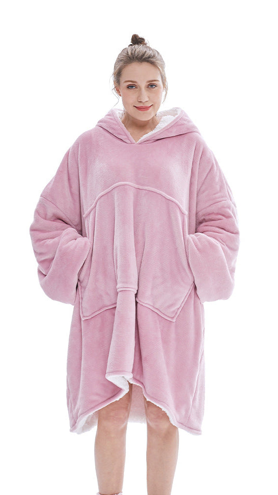 Kapüşonlu Battaniye Hoodie Yetişkin