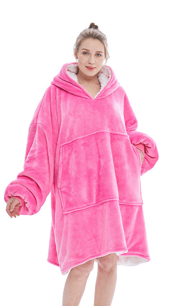 Kapüşonlu Battaniye Hoodie Yetişkin