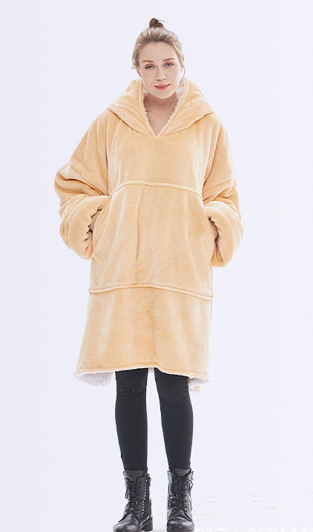 Kapüşonlu Battaniye Hoodie Yetişkin