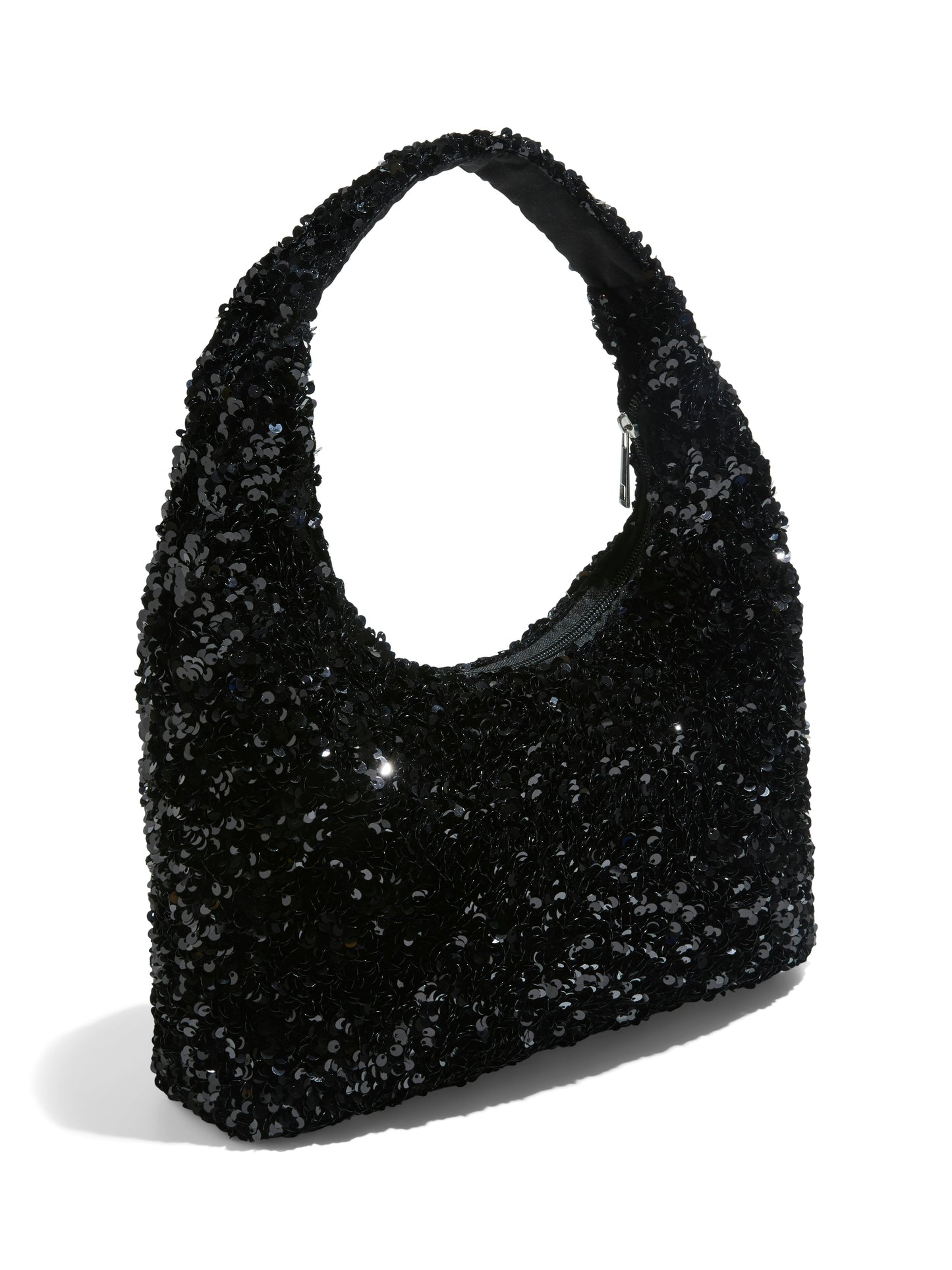 PCSOMILLA GLITTER SHOULDER BAG black