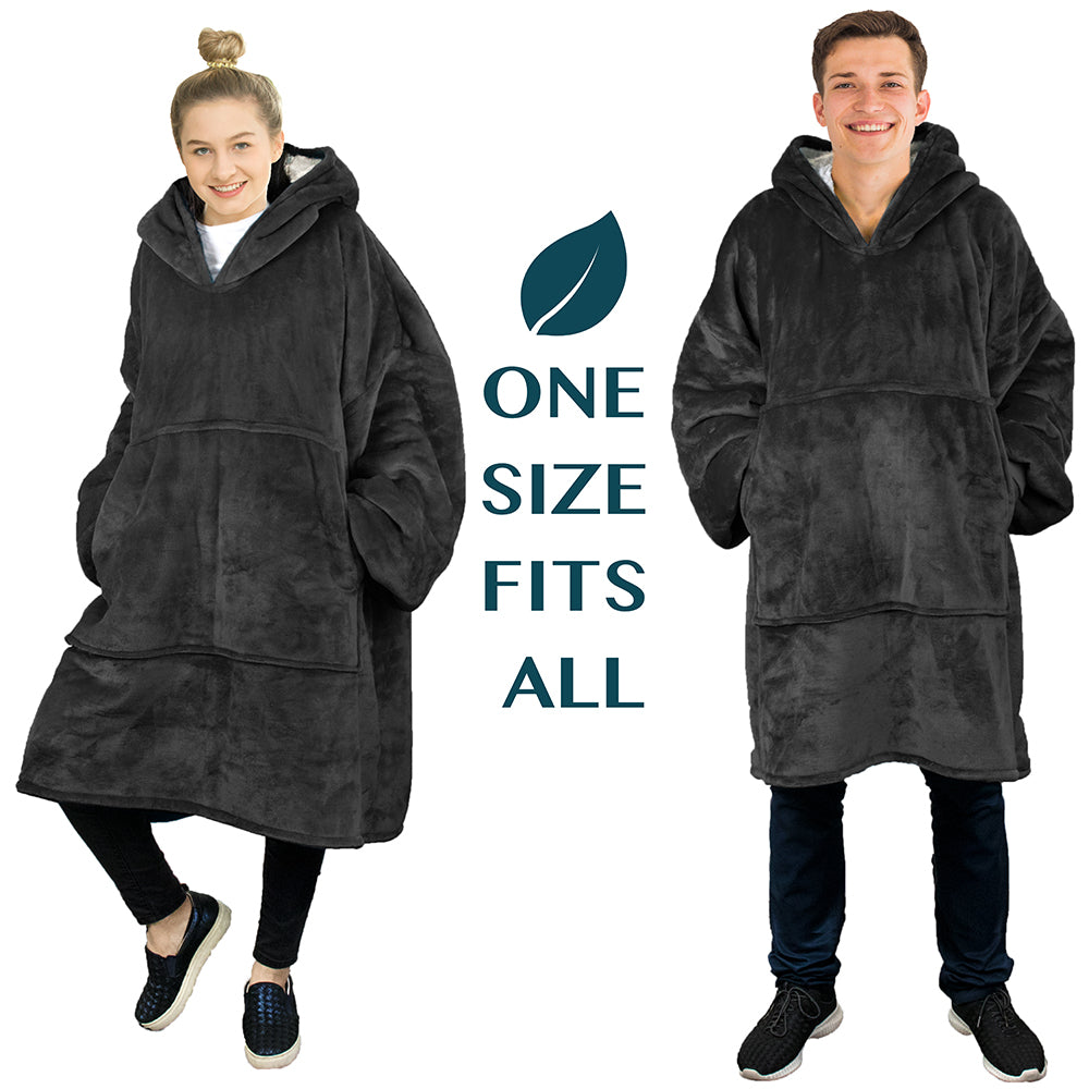 Kapüşonlu Battaniye Hoodie Yetişkin