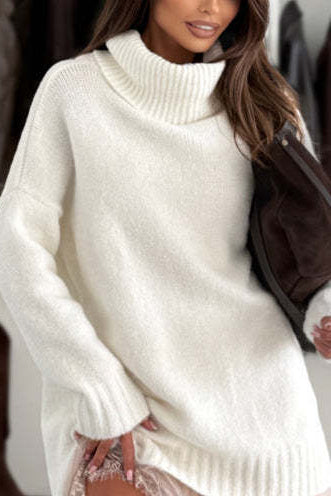 Zeyria | Triko Kazak & Dantel Detaylı Elbise