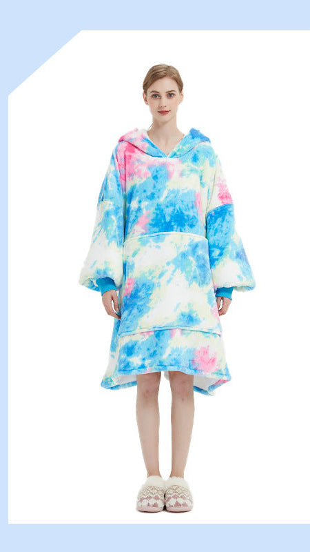 Kapüşonlu Battaniye Hoodie Yetişkin