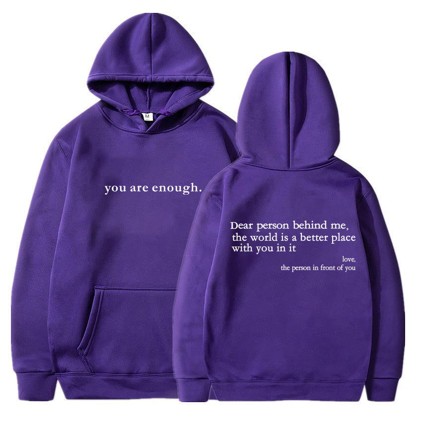“You Are Enough” Unisex Sweatshirt