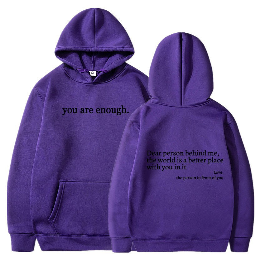 “You Are Enough” Unisex Sweatshirt
