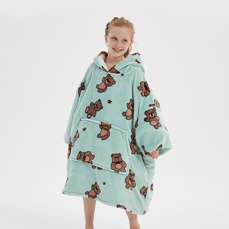 Kapüşonlu Battaniye Hoodie Çocuk