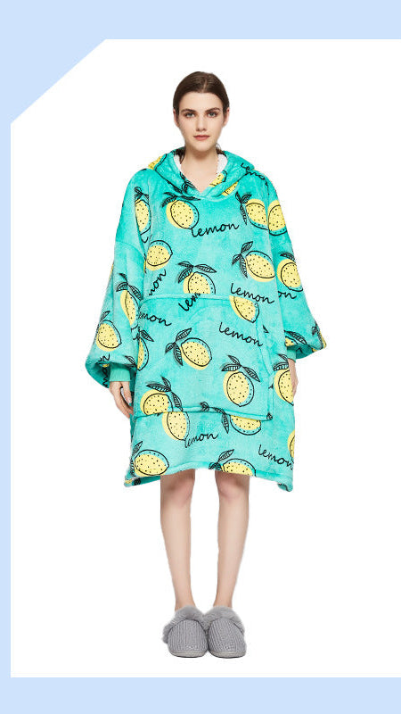 Kapüşonlu Battaniye Hoodie Yetişkin