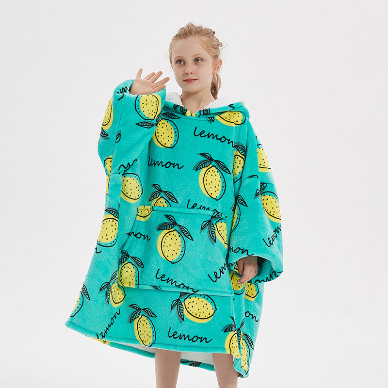 Kapüşonlu Battaniye Hoodie Çocuk