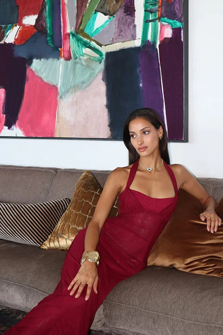 Şüpheli Maxi Elbise