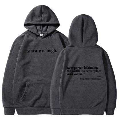 “You Are Enough” Unisex Sweatshirt