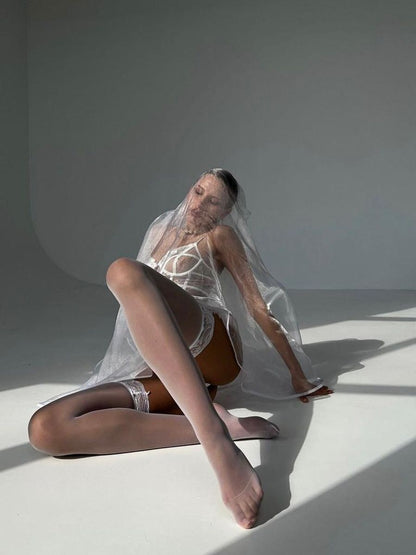 Zeyria- LACE BODYSUIT - AUDACE