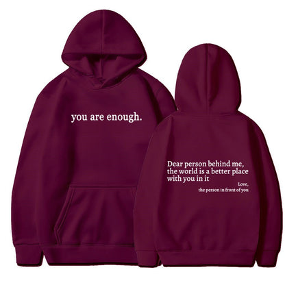“You Are Enough” Unisex Sweatshirt