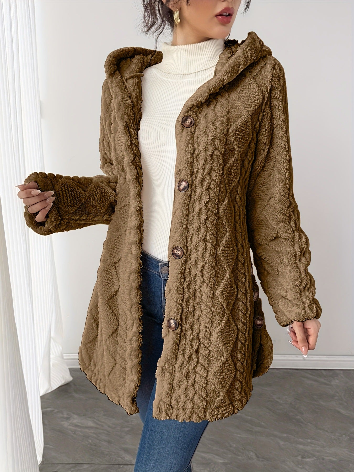 Zeyria CozyHeat Kapüşonlu Hırka