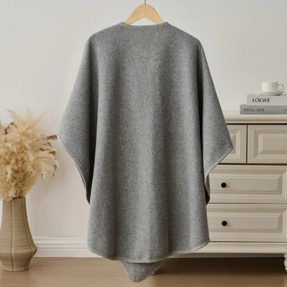 Zeyria Refined Fleece Drape Shawl