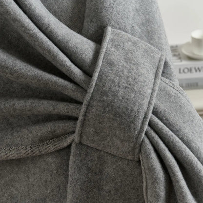 Zeyria Refined Fleece Drape Shawl