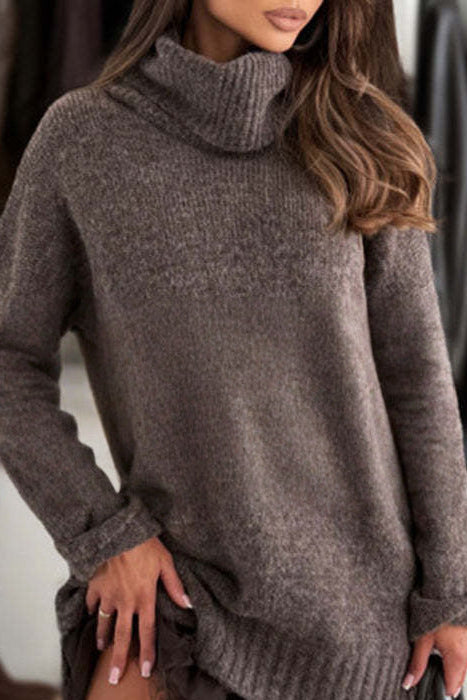 Zeyria | Triko Kazak & Dantel Detaylı Elbise