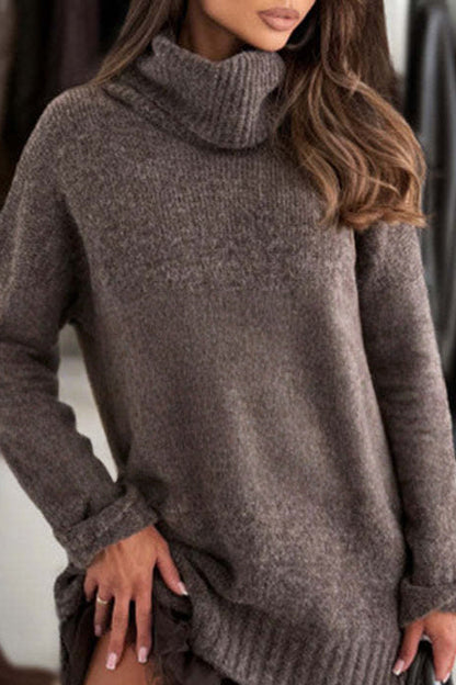 Zeyria | Triko Kazak & Dantel Detaylı Elbise