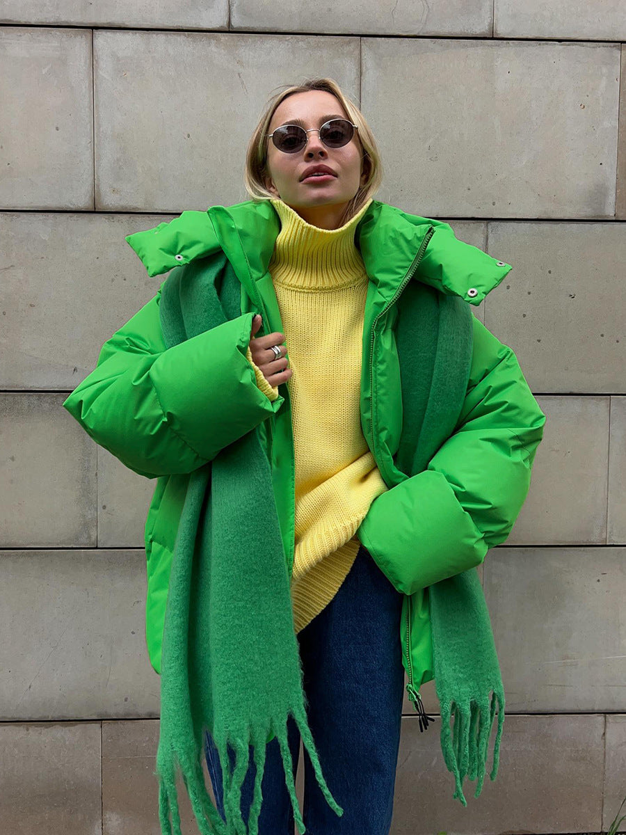 Oversize Şişme Mont