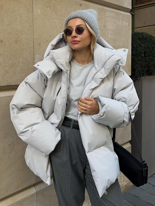 Oversize Şişme Mont