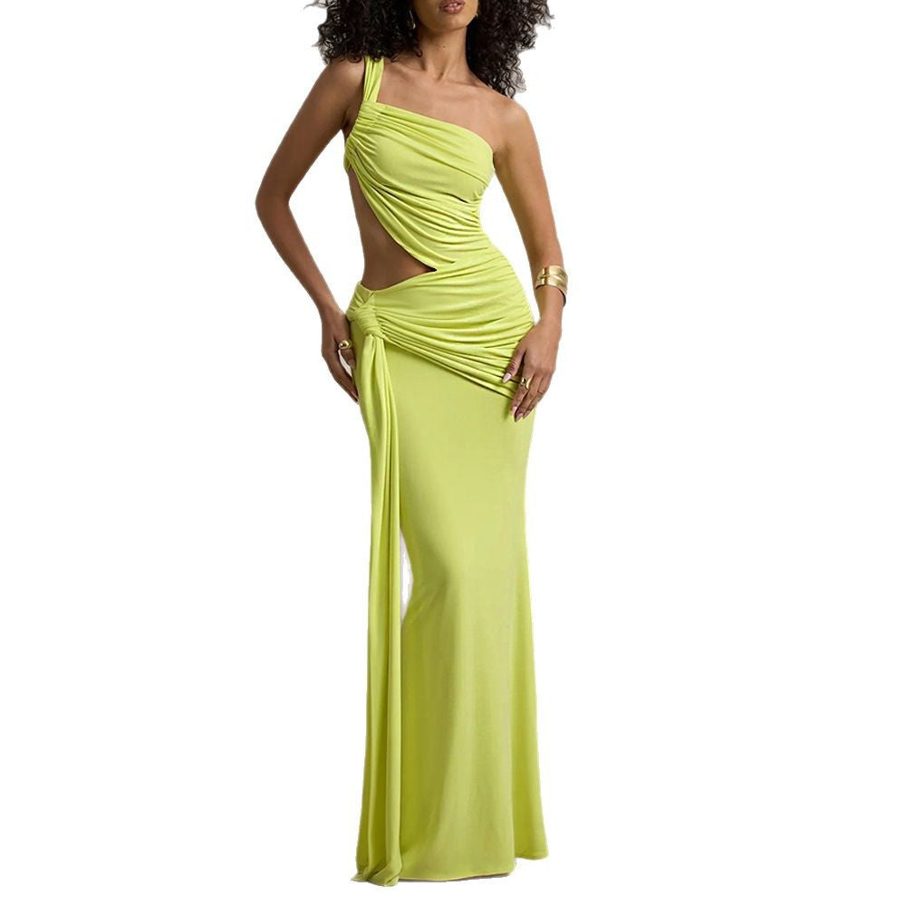 Moonlight Allure - Tek Omuzlu cut-out elibise