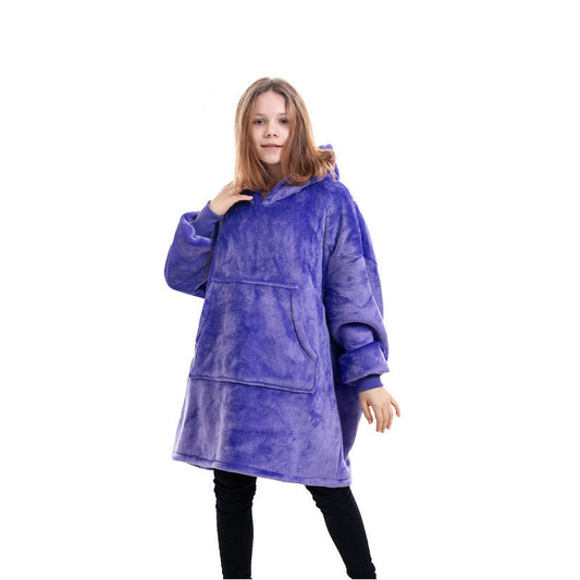 Kapüşonlu Battaniye Hoodie Genç Çocuk