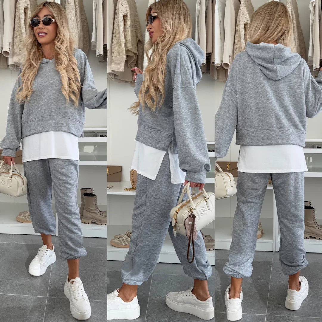 Sweatshirt Takım Oversize İki Parça