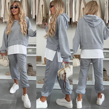 Sweatshirt Takım Oversize İki Parça