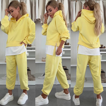 Sweatshirt Takım Oversize İki Parça