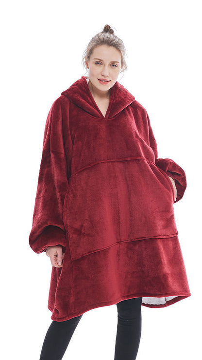 Kapüşonlu Battaniye Hoodie Yetişkin