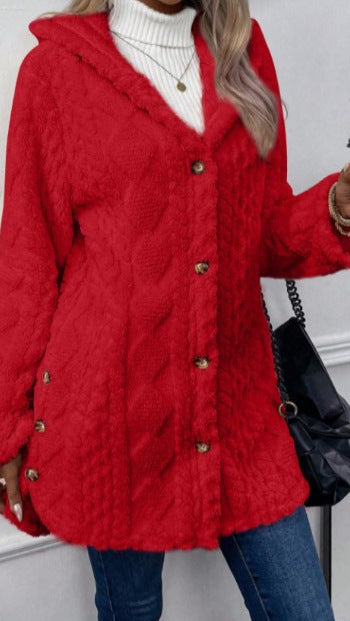 Zeyria CozyHeat Kapüşonlu Hırka