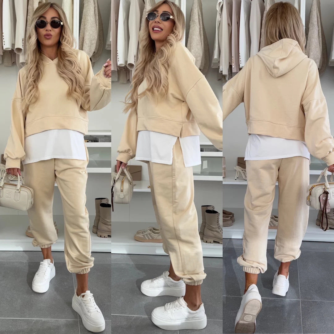 Sweatshirt Takım Oversize İki Parça