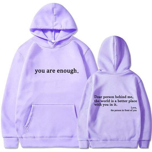 “You Are Enough” Unisex Sweatshirt