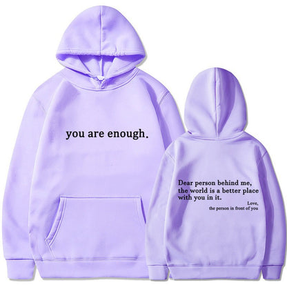 “You Are Enough” Unisex Sweatshirt