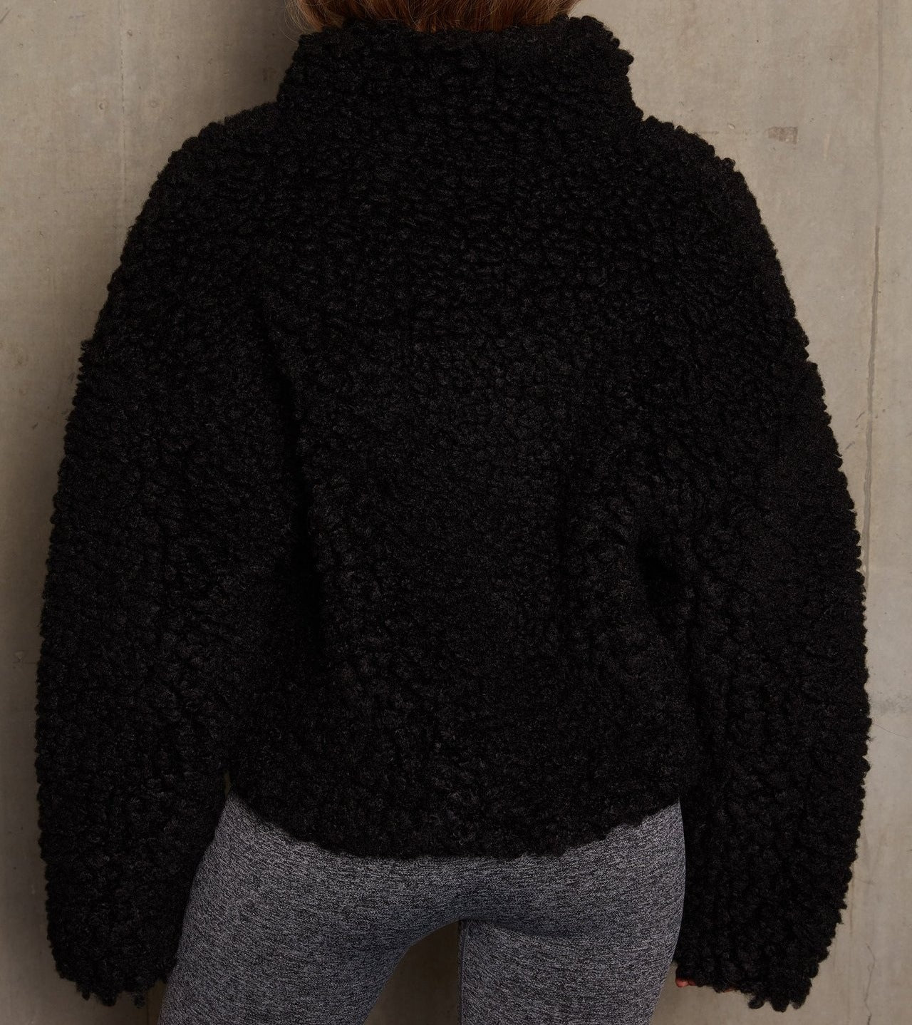 Peluş Fermuarlı Ceket