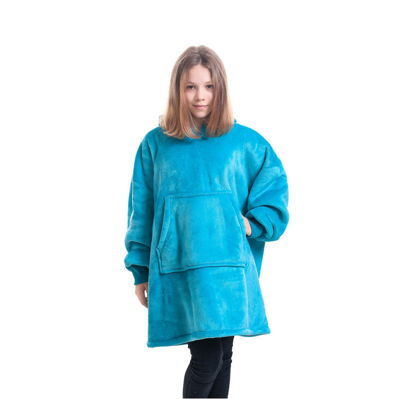 Kapüşonlu Battaniye Hoodie Genç Çocuk