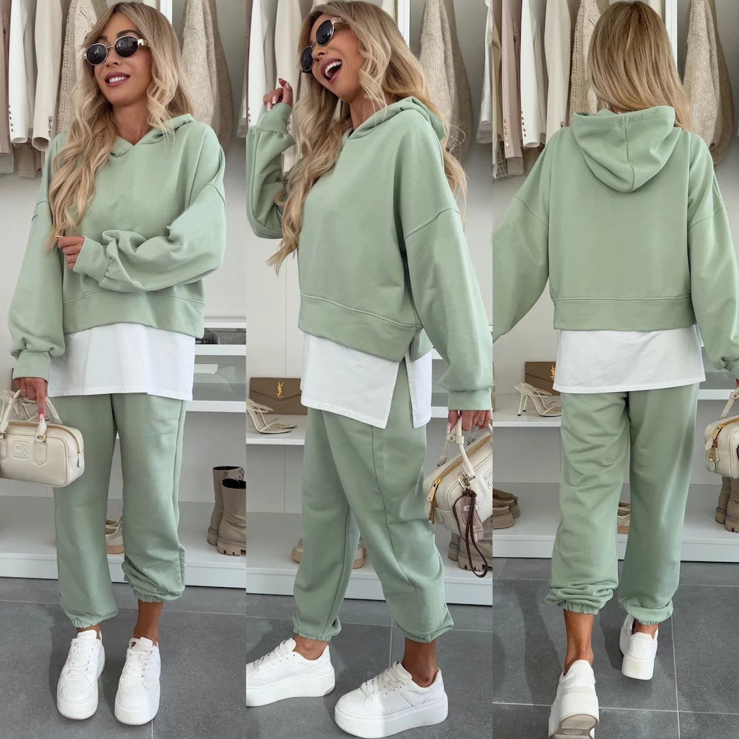 Sweatshirt Takım Oversize İki Parça