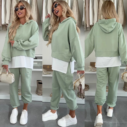 Sweatshirt Takım Oversize İki Parça