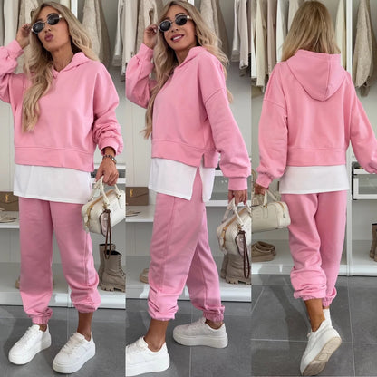 Sweatshirt Takım Oversize İki Parça