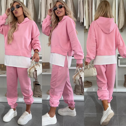Sweatshirt Takım Oversize İki Parça