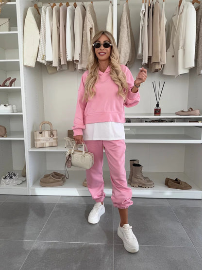 Sweatshirt Takım Oversize İki Parça