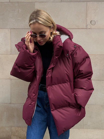 Oversize Şişme Mont